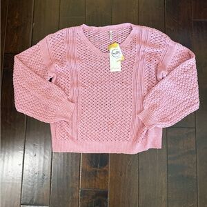 Salty ePretty Pink Knit Sweater